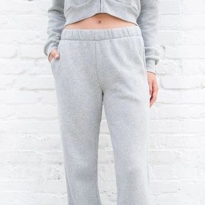 Grey Rosa Sweatpants Brandy Melville